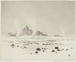 Wirbelwinde, Mojave-Wüste, Kalifornien (Nr. 3)