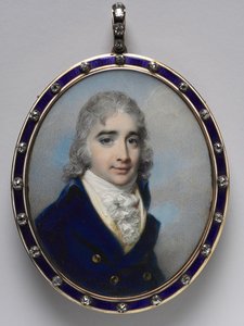 Porträt eines Mannes von George Engleheart