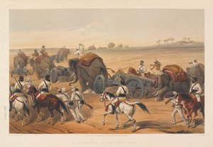 Vorrücken des Belagerungsgeschützes, 1857