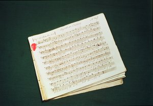 Originalpartitur des Messias