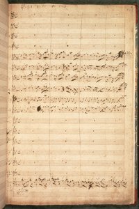 Originalpartitur für die Krönungshymne für George II und Königin Caroline von George Frederick Handel