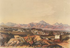 Somerset, einschließlich Hottentotten-Holland-Farmen und Somerset-West-Dorf von George French Angas