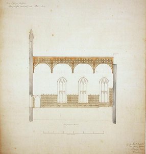 New College Oxford: Entwurf für das Dach der neuen Halle