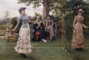Tennisspiel