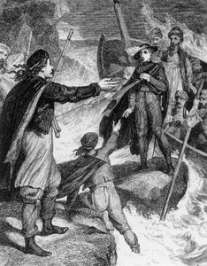 Illustration aus dem Werk von George Gordon Byron, Gravur, aus den gesammelten Werken von Lord Byron von George Gordon Byron