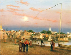 Newport, Ende des Tages von George Harvey