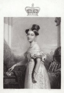 Königin Victoria im Alter von 18 Jahren von George Hayter