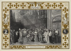 Die Taufe des Prinzen von Wales in der St. George