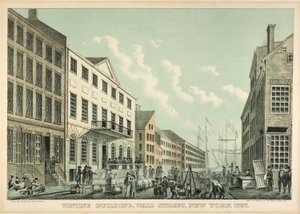 Tontine-Gebäude, Wall Street, N.Y., 1797