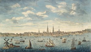 Eine östliche Aussicht auf die Stadt Philadelphia, in der Provinz Pennsylvania, in Nordamerika: vom Jersey-Ufer aus gesehen, veröffentlicht London, 1774 von George Heap