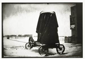 Zementmühle in einer Winterlandschaft bei der Overtoom in Amsterdam von George Hendrik Breitner