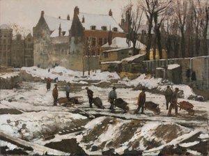 Baustelle in Amsterdam