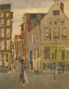 Der Lauriergracht bei der Zweiten Laurierdwarsstraat von George Hendrik Breitner