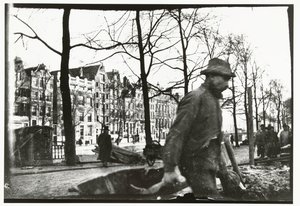 Durchbruch auf der Raadhuisstraat in Amsterdam