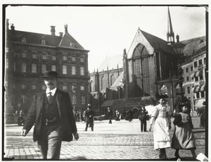 Ansicht des Dam in Amsterdam