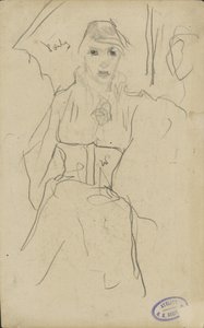 Stehende Frau