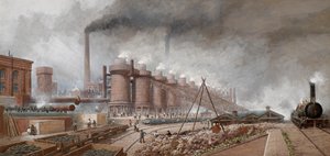 Barrow Haematite Steel Company - Hochöfen von George Henry Andrews