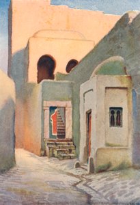 Ein Straßenschrein in Tunis