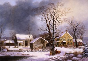 Winter auf dem Land, 1862