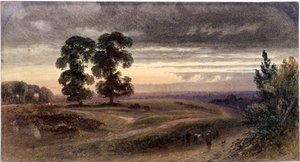 Gesamtansicht von Hampstead, London, 1849 von George Henry Hine