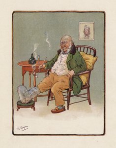 Großvater (Farblithografie)
