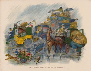 Illustration für Die Reise der Tiere zur See von George Henry Thompson