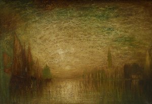 Venezianischer Sonnenuntergang, ca. 1900-19 von George Hirst Bogert