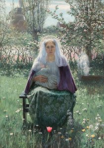 Die Gottesmutter. 1892 von George Hitchcock