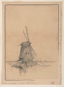 Die Windmühle an der Straße von George Hitchcock