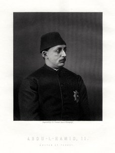 Abd-ul-Hamid II., letzter Sultan des Osmanischen Reiches, 19. Jahrhundert von George J. Stodart