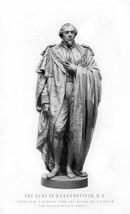 Benjamin Disraeli, 1. Earl of Beaconsfield, englischer Staatsmann und Literat, 1881