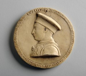 Gipsmedaillon von George James Frampton