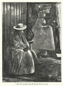 Illustration für Das verlassene Dorf (Gravur) von George John Pinwell