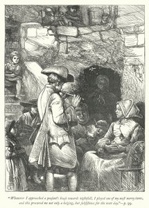 Illustration für Der Pfarrer von Wakefield (Gravur)