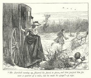 Illustration für Der Pfarrer von Wakefield (Gravur) von George John Pinwell