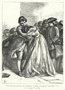 Illustration für Der Pfarrer von Wakefield (Gravur) von George John Pinwell