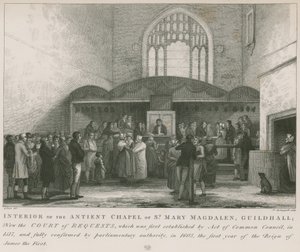 Innenraum der alten Kapelle St. Maria Magdalena, Guildhall