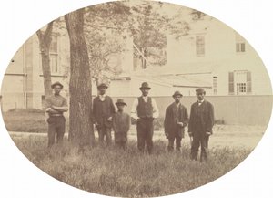 Gruppenporträt [verso], ca. 1862-1864 von George K Warren
