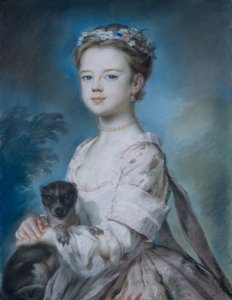 Porträt von Lady Charlotte Boyle von George Knapton