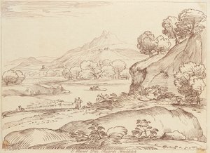 Ohne Titel: Pastorale Szene von George Knapton