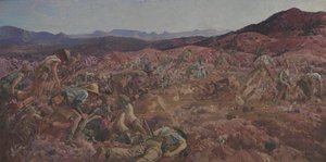 Der Angriff der 3. Leichten Kavalleriebrigade am Nek, 7. August 1915