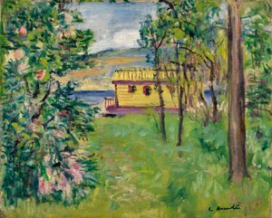 Hausboot, Loch Lomond, ca. 1924-31 von George Leslie Hunter