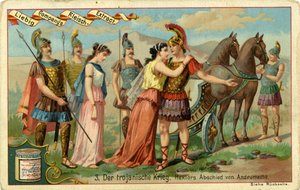 Die Trojanischen Kriege: Hektors Abschied von Andromache