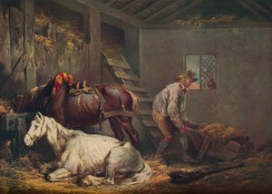 Pferde im Stall, 1791