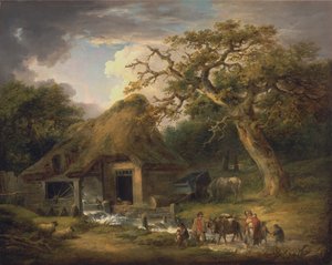 Die alte Wassermühle von George Morland