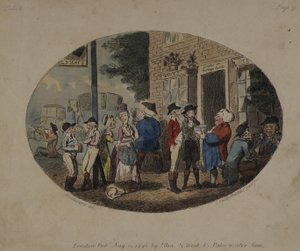 Old Hats Tavern, Uxbridge von George Moutard Woodward