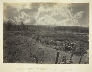 Schlachtfeld von Atlanta, GA, Nr. 2 von George N. Barnard