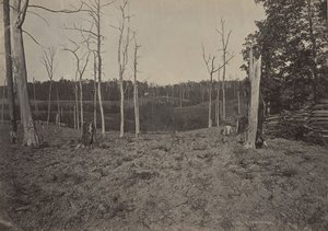 Schlachtfeld von Resacca, Georgia Nr. 1, 1860er Jahre von George N. Barnard