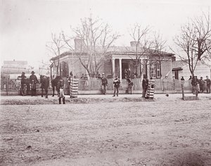 Hauptquartier von General Sherman oder Thomas, Chattanooga, ca. 1864 von George N. Barnard