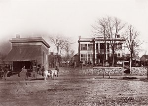 Provost Marshals Hauptquartier, Chattanooga von George N. Barnard